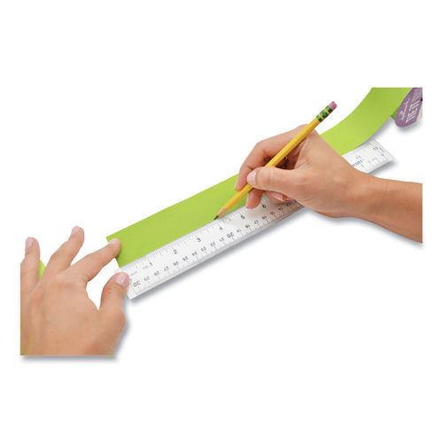 Clear Flexible Acrylic Ruler by Westcott® ACM10564