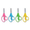 ACM13130 - For Kids Scissors, Blunt Tip, 5" Long, 1.75" Cut Length, Randomly Assorted Straight Handles