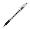 PENBK91C - R.S.V.P. Ballpoint Pen, Stick, Medium 1 mm, Blue Ink, Clear/Blue Barrel, Dozen