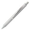 PENBL407A - EnerGel Alloy RT Gel Pen, Retractable, Medium 0.7 mm, Black Ink, Chrome Barrel