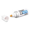 PEN100W - White Permanent Marker, Broad Bullet Tip, White