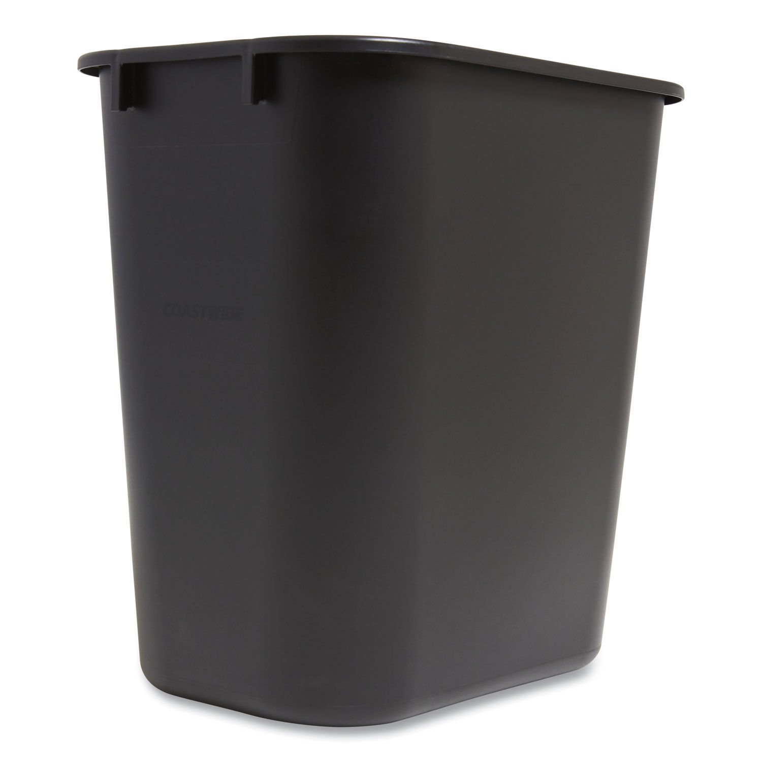 Coastwide Professional™ Slim Plastic Trash Can with no Lid, Gray