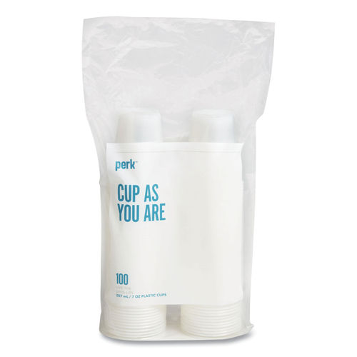 7 Oz. Clear Plastic Cups - 100 Ct.