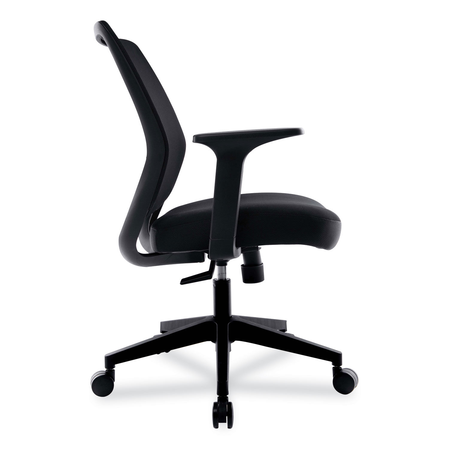 Union & Scale™ Essentials Ergonomic Fabric Swivel Task Chair, Black  (UN56947)