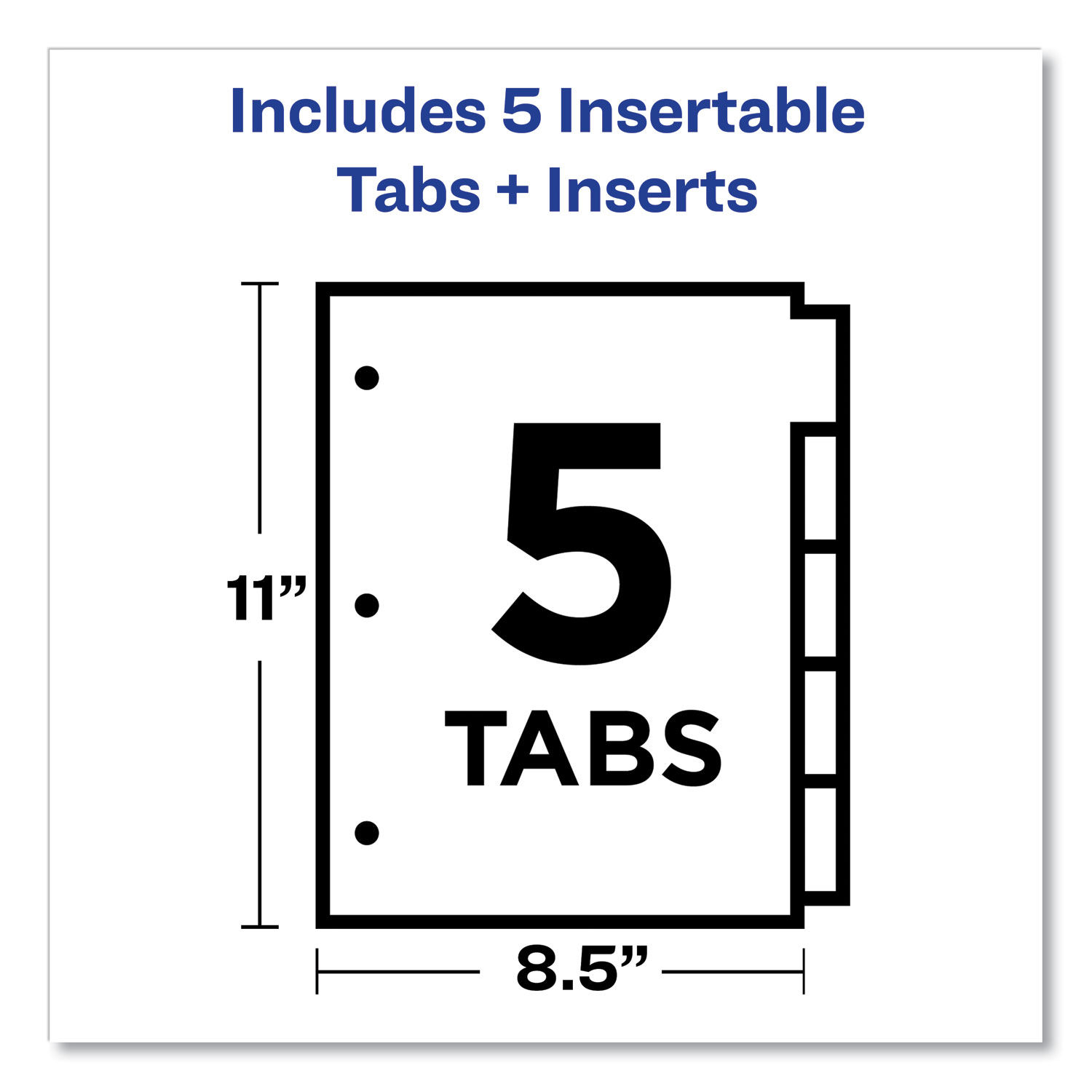 Plastic Insertable Dividers by Office Essentials™ AVE11465