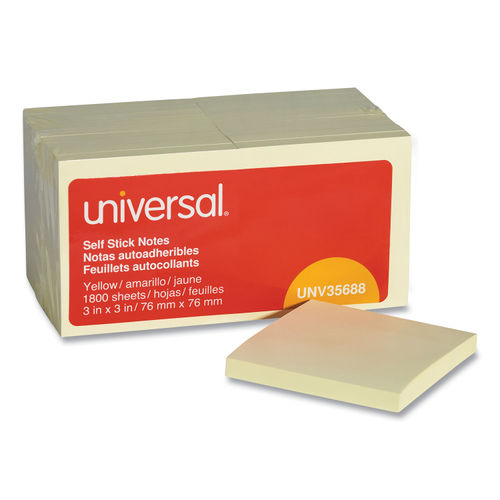 Universal Scratch Pads, Unruled, 4 x 6, White, 100 Sheets, 120/Carton