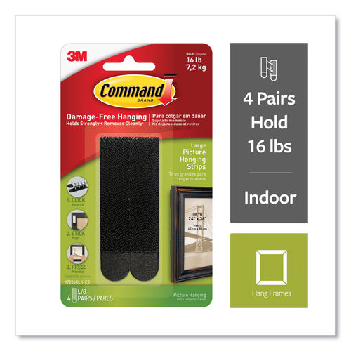 Command Picture Hanging Strips, Cabinet pk., Removable, 0.75 in. x