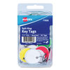 AVE11026 - Key Tags with Split Ring, 1.25" dia, Assorted Colors, 50/Pack