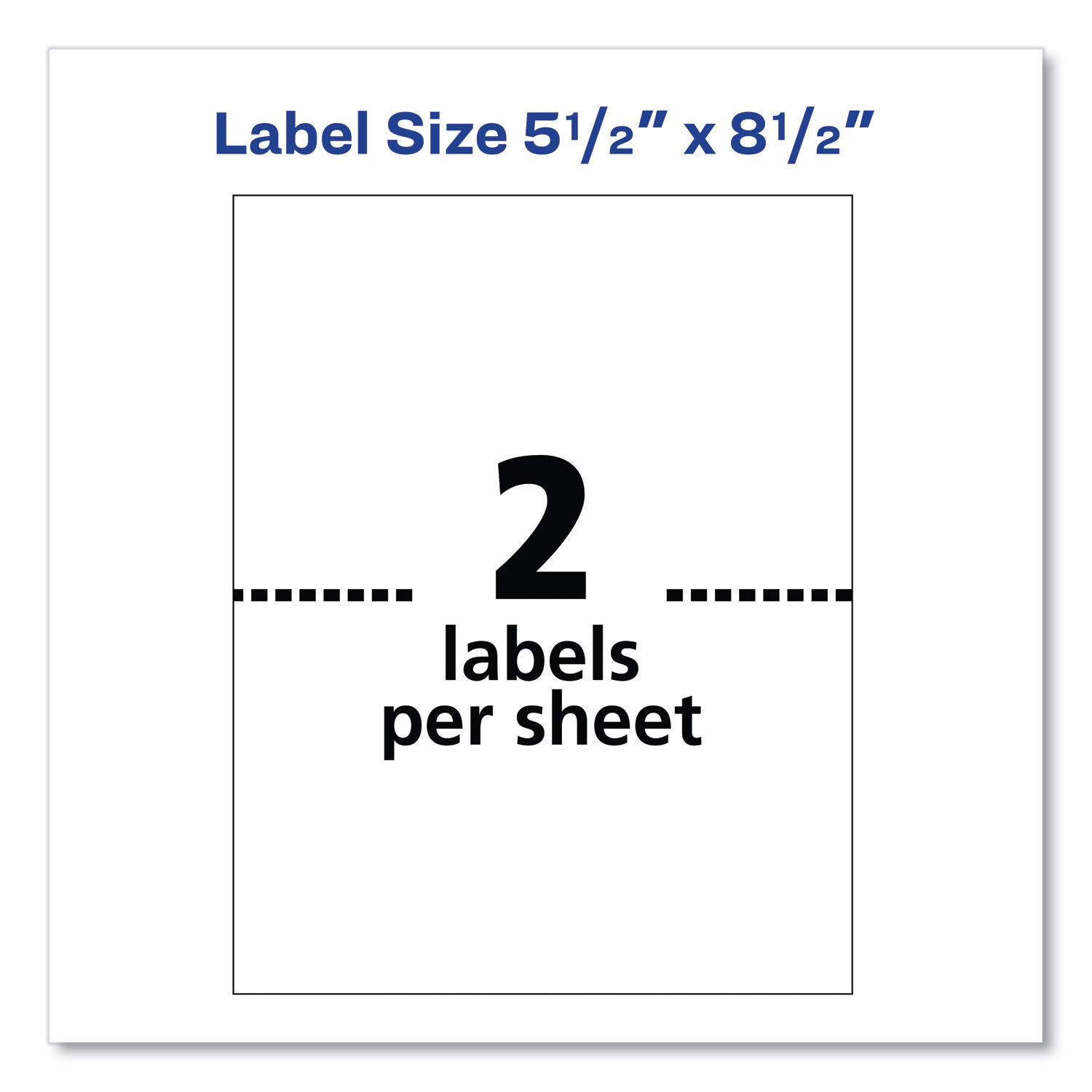 Shipping Labels w/ TrueBlock Technology by Avery® AVE5126 ...