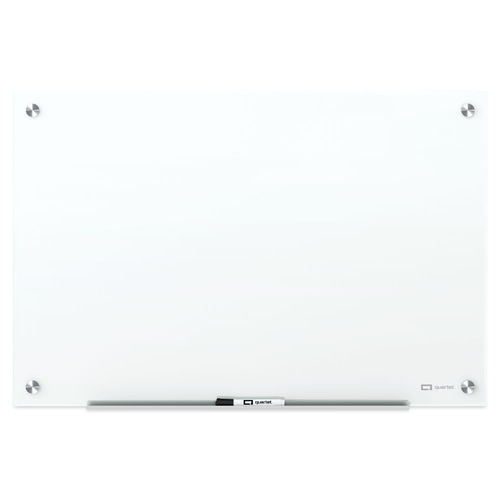 Brilliance Glass Dry-Erase Boards, 96 x 48, White Surface