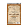 TOP74690 - Second Nature Recycled Notepads, Gregg Rule, Brown Cover, 70 White 6 x 9 Sheets