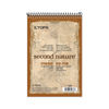 TOP74688 - Second Nature Recycled Notepads, Gregg Rule, Brown Cover, 80 White 6 x 9 Sheets