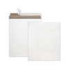 QUA64019 - Photo/Document Mailer, Cheese Blade Flap, Redi-Strip Adhesive Closure, 12.75 x 15, White, 25/Box
