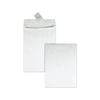 QUAR4202 - Lightweight 14 lb Tyvek Open End 1.5" Expansion Mailers, #13 1/2, Square Flap, Redi-Strip Closure, 10 x 13, White, 25/Box