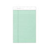 TOP63090 - Prism + Colored Writing Pads, Narrow Rule, 50 Pastel Green 5 x 8 Sheets, 12/Pack