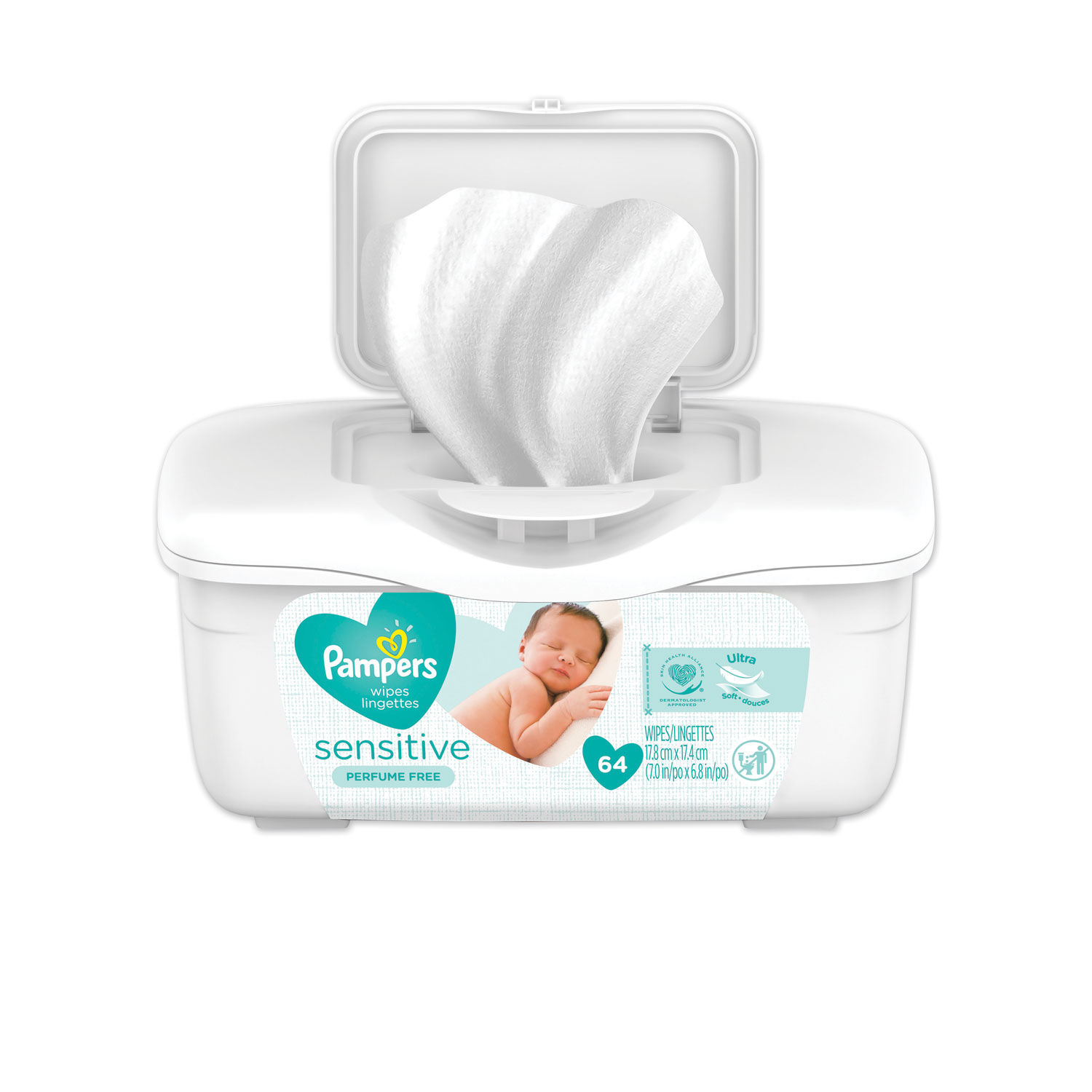 sensitive baby wipes white cotton