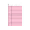 TOP63050 - Prism + Colored Writing Pads, Narrow Rule, 50 Pastel Pink 5 x 8 Sheets, 12/Pack