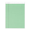 TOP63190 - Prism + Colored Writing Pads, Wide/Legal Rule, 50 Pastel Green 8.5 x 11.75 Sheets, 12/Pack