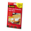 MMM822P - ScotchPad Label Protection Tape Sheets, 4" x 6", Clear, 25/Pad, 2 Pads/Pack