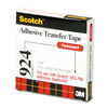 MMM92412 - ATG Adhesive Transfer Tape, Permanent, Holds Up to 0.5 lbs, 0.5" x 36 yds, Clear