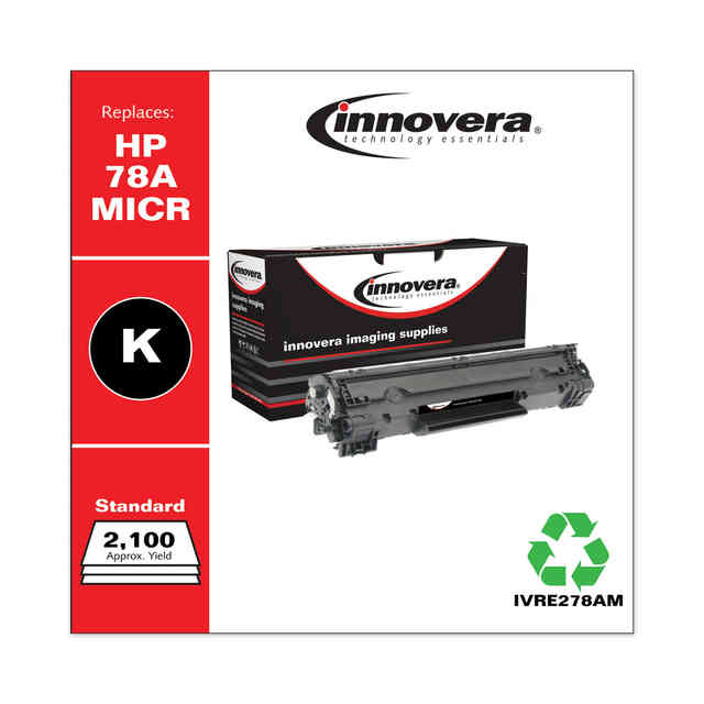 Remanufactured Black MICR Toner, Replacement for 78AM (CE278AM), 2,100 Page-Yield, Ships in 1-3 Business Days Remanufactured Black MICR Toner, Replacement for 78AM (CE278AM), 2,100 Page-Yield, Ships in 1-3 Business Days