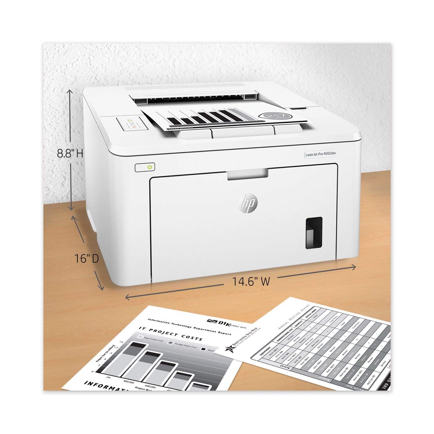 Laserjet Pro M203dw Wireless Laser Printer By Hp Hewg3q47a Ontimesupplies Com