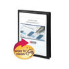 SMD87705 - Frame View Poly Two-Pocket Folder, 100-Sheet Capacity, 11 x 8.5, Clear/Black, 5/Pack