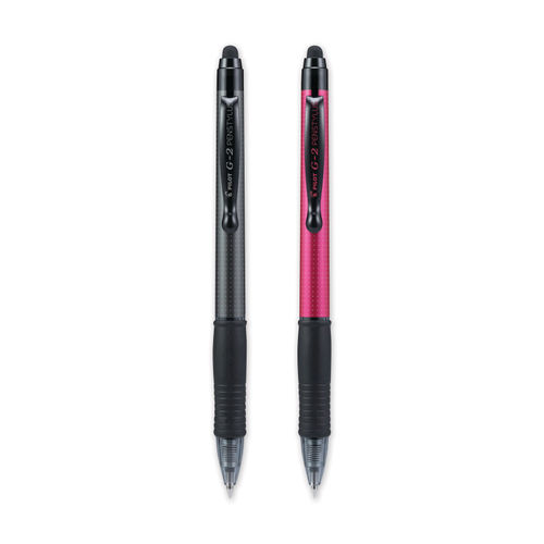 Pilot G2 Pen Stylus in Assorted Colors - Fine Point - Pack of 3