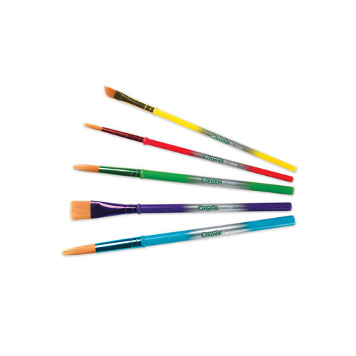 Crayola Arts & Craft Brushes, Assorted, 1 ea