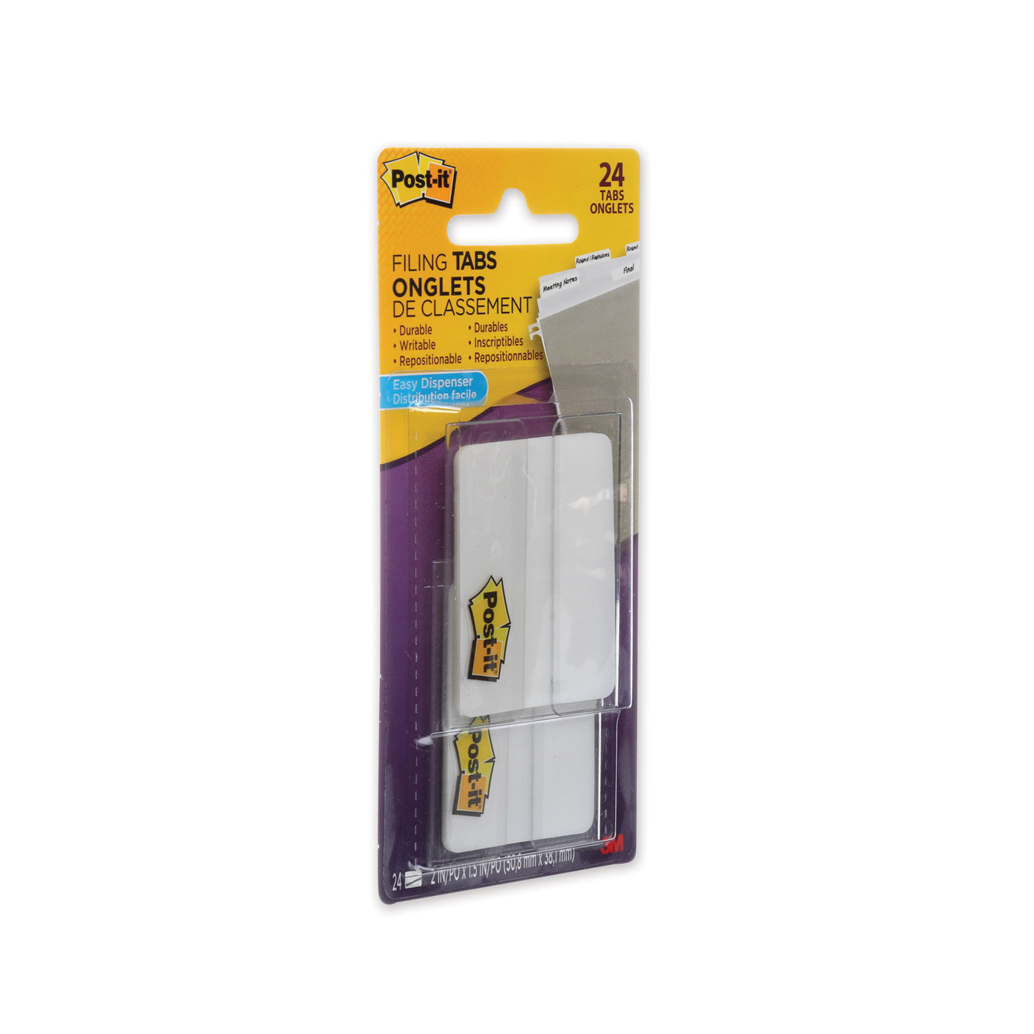 Solid Color Tabs by Post-it® Tabs MMM70005080844 | OnTimeSupplies.com