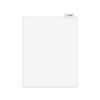 AVE11945 - Avery-Style Preprinted Legal Bottom Tab Divider, 26-Tab, Exhibit F, 11 x 8.5, White, 25/PK