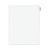 AVE01391 - Avery-Style Preprinted Legal Side Tab Divider, 26-Tab, Exhibit U, 11 x 8.5, White, 25/Pack, (1391)