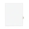 AVE01387 - Avery-Style Preprinted Legal Side Tab Divider, 26-Tab, Exhibit Q, 11 x 8.5, White, 25/Pack, (1387)