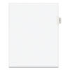 AVE01393 - Avery-Style Preprinted Legal Side Tab Divider, 26-Tab, Exhibit W, 11 x 8.5, White, 25/Pack, (1393)