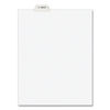 AVE11943 - Avery-Style Preprinted Legal Bottom Tab Divider, 26-Tab, Exhibit D, 11 x 8.5, White, 25/PK