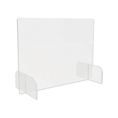 Counter Top Barrier with Full Shield and Feet by deflecto ...