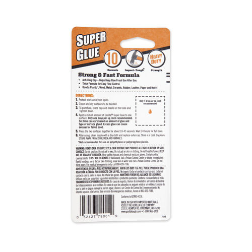 Gorilla High Strength Glue Super Glue 0.35 oz