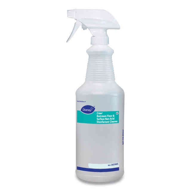 Crew Restroom Floor and Surface NonAcid Disinfectant Cleaner Spray