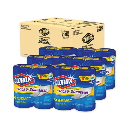 Clorox Crisp Lemon Disinfecting Cleaning Wipes Tub (75-Count