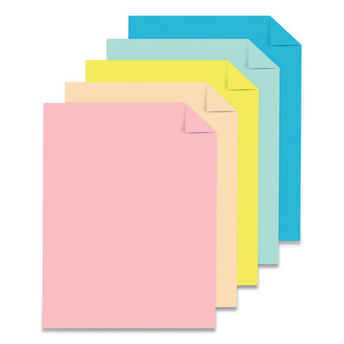 Astrobrights 8.5 x 11 50-Sheet Neenah Pastel Cardstock 65 lb - Astrobrights