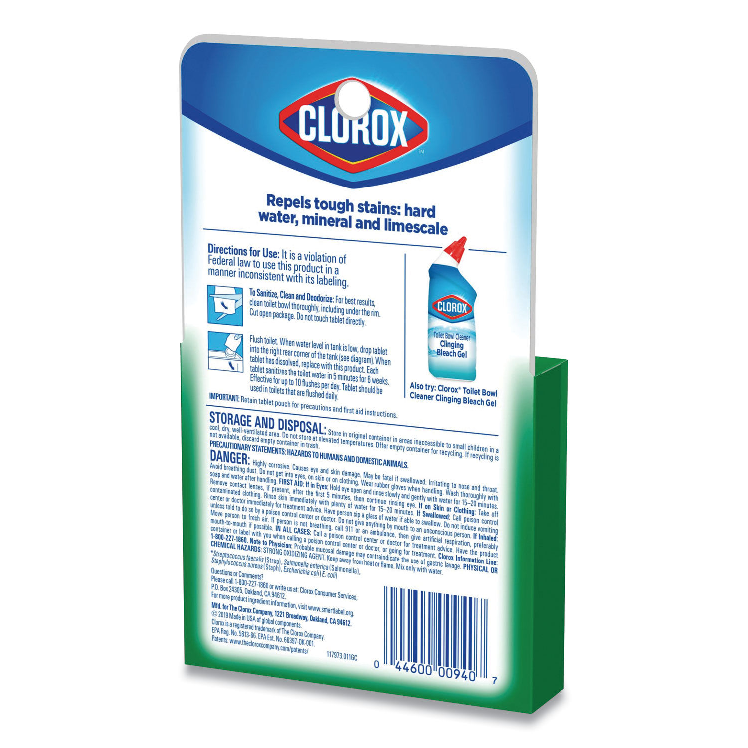 Automatic Toilet Bowl Cleaner by Clorox® CLO00940CT
