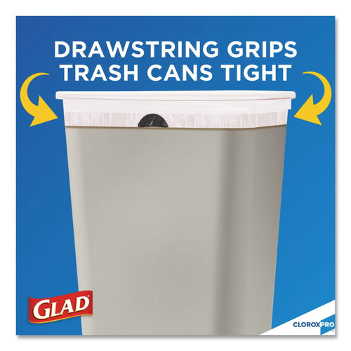 Glad Tall Kitchen Drawstring Trash Bags - CLO78526CT 