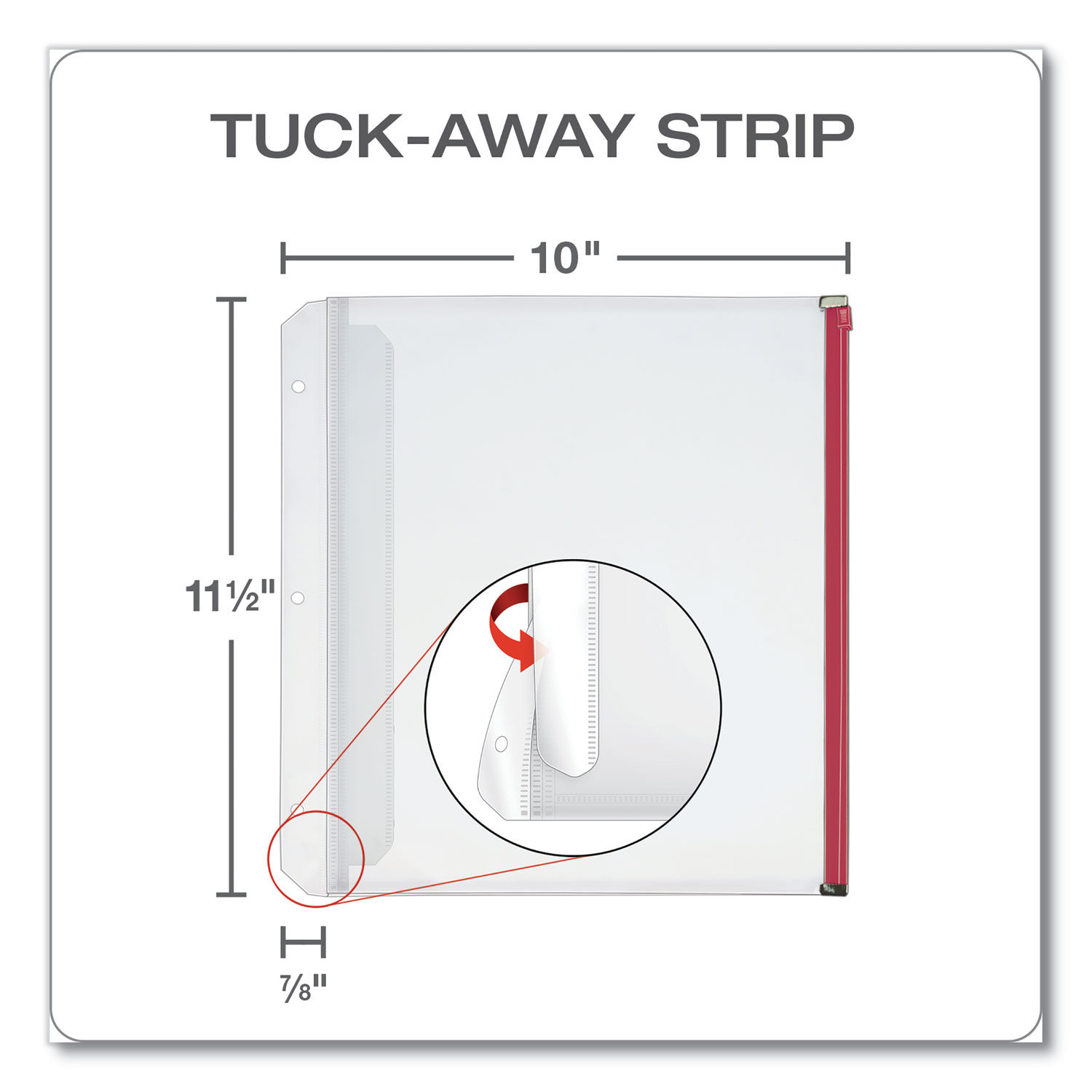 Expanding Zipper Binder Pocket by Cardinal® CRD14650