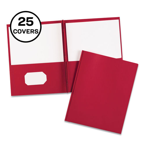 Staples School Grade 2 Pocket Folder, Purple, 25/Box