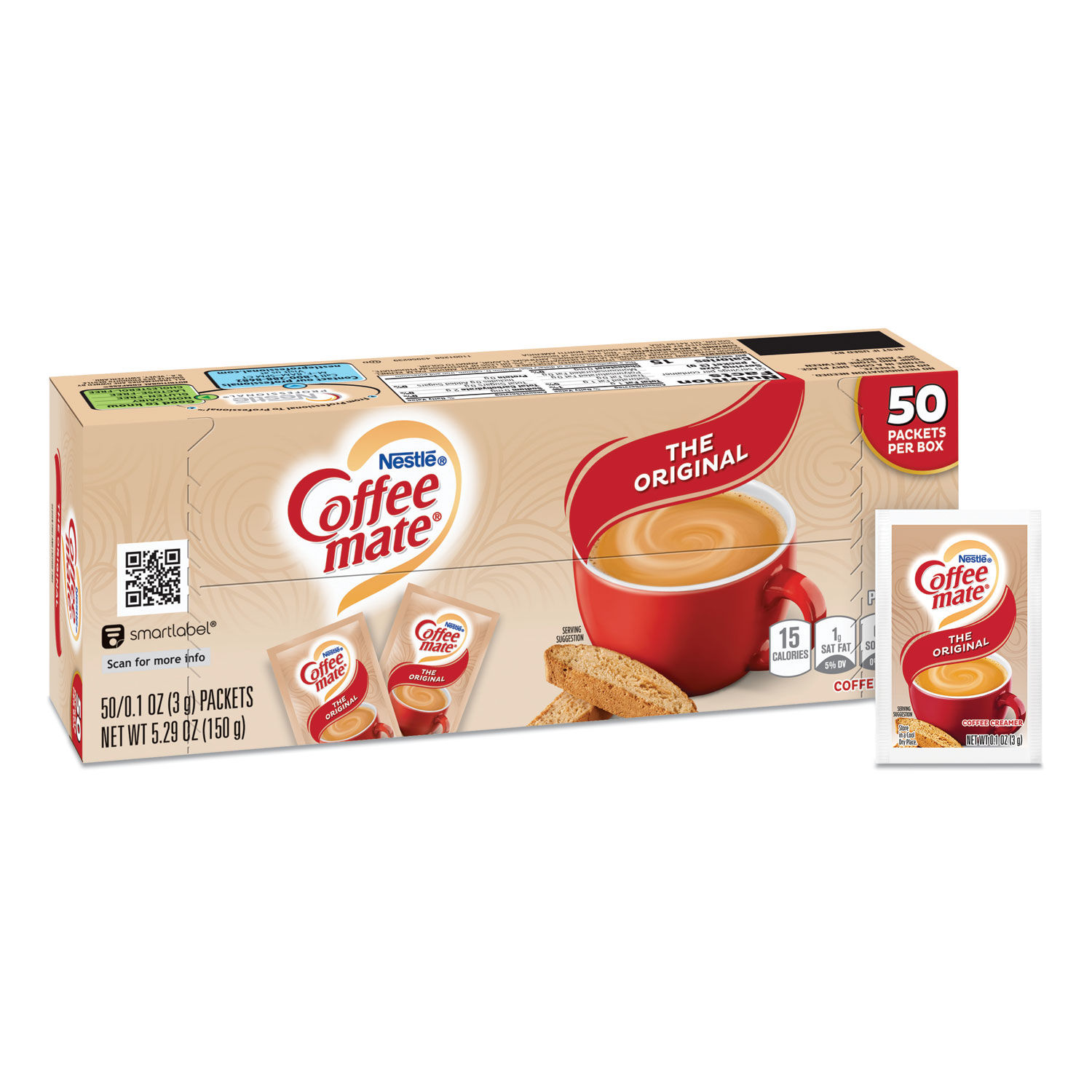 Nestle Coffee-mate Coffee Creamer 56oz. Canister (Pack 4)