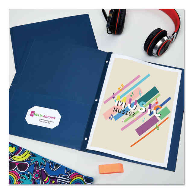 Two-Pocket Folder by Avery® AVE47975 | OnTimeSupplies.com