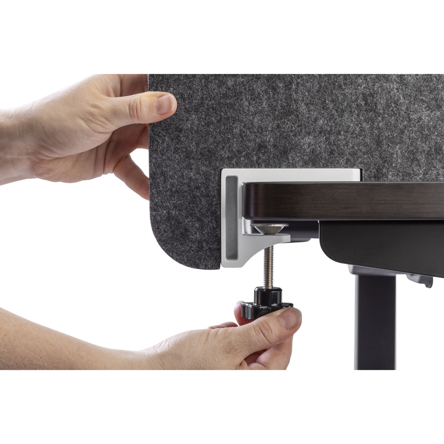 Desk Divider Privacy Panel Sound Reducing Office Partition for Desk Cubical by Lumeah