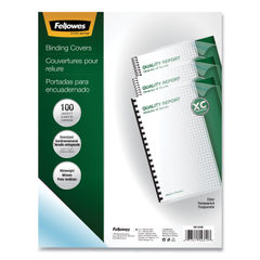 Plastic Comb & Spiral-O Wire Binding Pre-Punched Vinyl Covers (Pack of 100)