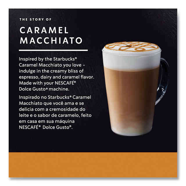 Cápsulas Starbucks Caramel Macchiato X 12 Dolce Gusto