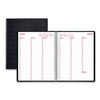 REDCB950VBLK - DuraFlex Weekly Planner, 11 x 8.5, Black Cover, 12-Month (Jan to Dec): 2024